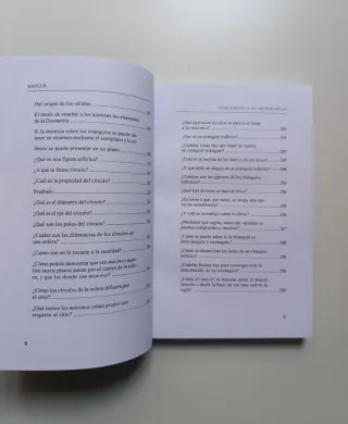 Fundamentos de matemáticas. Johannes Kepler.