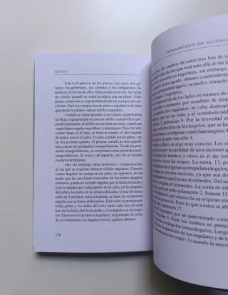 Fundamentos de matemáticas. Johannes Kepler.