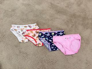 4 Braguitas Talla 2 Años