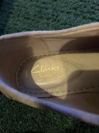 Zapatos Clarks Beige y Blanco