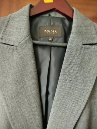 Chaqueta Zendra Gris Mujer