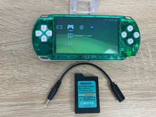 PSP 3000 -- Mod Verde Transparente