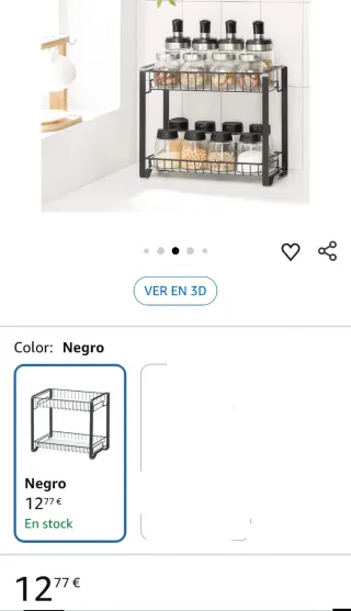 SONGMICS Especiero, Organizado de especias, Estant