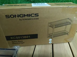 SONGMICS Especiero, Organizado de especias, Estant