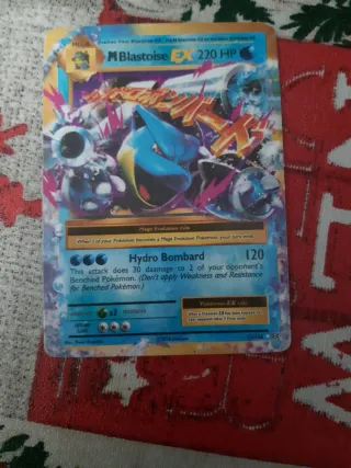 Carta Pokémon M Blastoise EX 220 HP