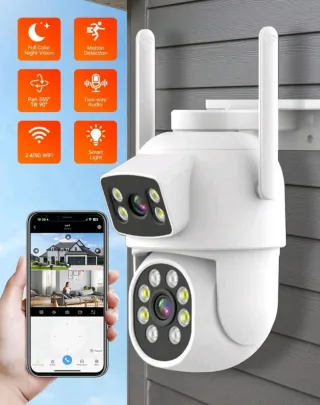 Cámara Vigilancia 5G Dual Lens 4MP