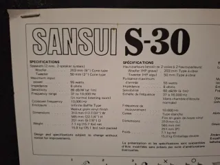 Altavoces Sansui S30