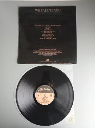 AC/DC For Those About to Rock LP 1ª Edición