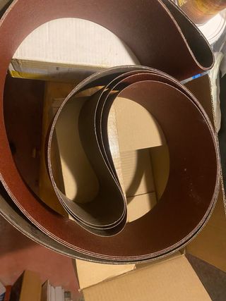 3 Bandas de lija para lijadora medidas foto 2