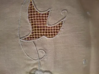 Juego de Cama 135cm Amarillo y Blanco