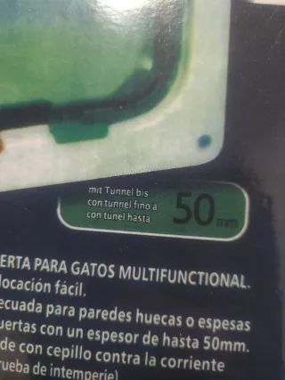 Puerta Gato Multifuncional Plástico Blanco