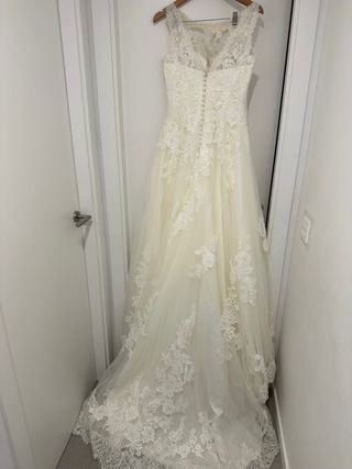 Vestido de Novia St. Patrick Blanco Encaje