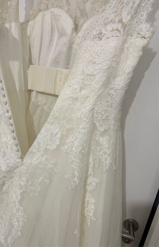 Vestido de Novia St. Patrick Blanco Encaje
