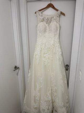 Vestido de Novia St. Patrick Blanco Encaje