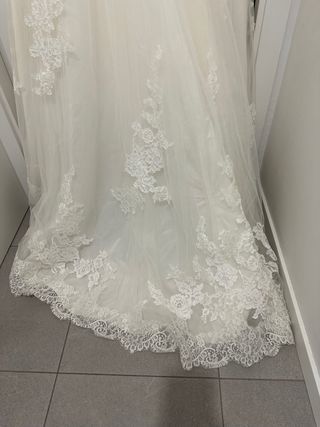 Vestido de Novia St. Patrick Blanco Encaje