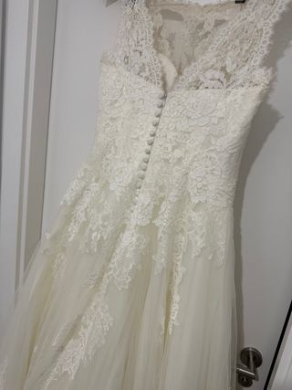 Vestido de Novia St. Patrick Blanco Encaje