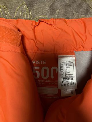 Conjunto esquí chaqueta y pantalón 12 años