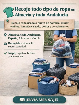 Se recoge ropa Almeria Andalucia