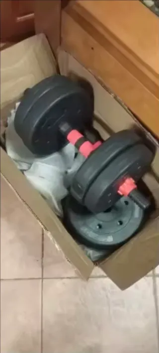 NUOVO Set Manubri Aggiustabili + Barra