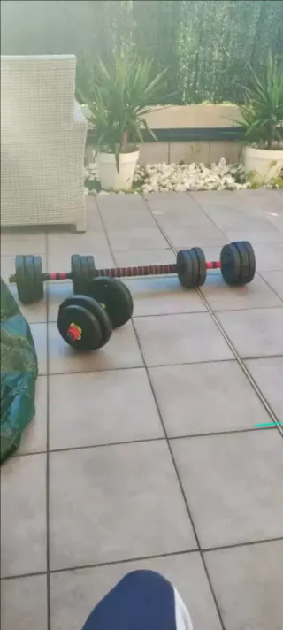 NUOVO Set Manubri Aggiustabili + Barra