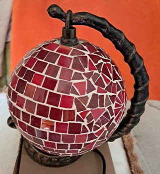 Lámpara de mesa mosaico cristal