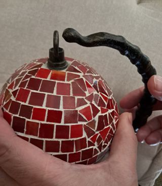 Lámpara de mesa mosaico cristal