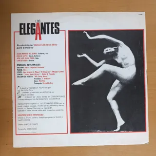 Vinilo Los Elegantes Ponte ya a bailar 1984 LP
