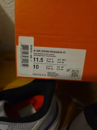 Nike Air Zoom Pegasus Zapatillas Correr Azul Púrpu