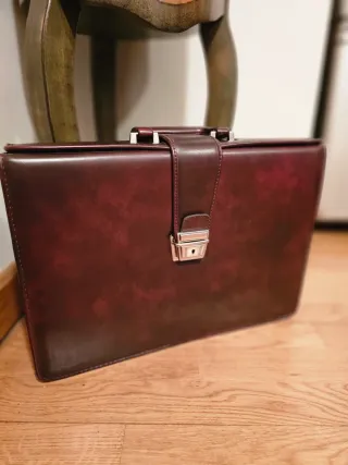 Maletín de piel para documentos