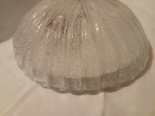 Plafoniera in vetro trasparente Vintage