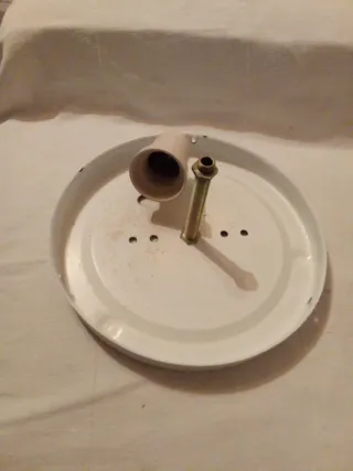 Plafoniera in vetro trasparente Vintage