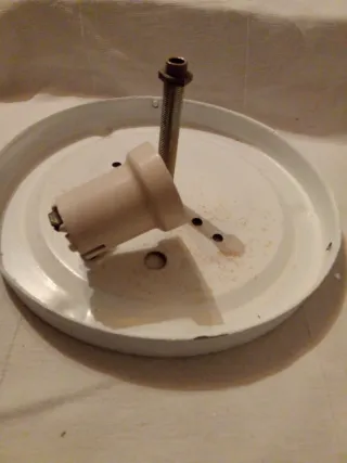 Plafoniera in vetro trasparente Vintage