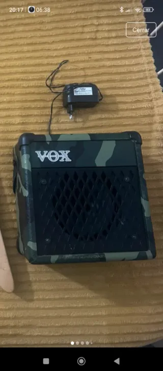 Amplificador Vox Camuflaje