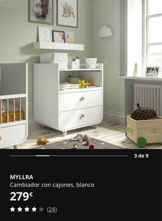 Cambiador Ikea Myllra