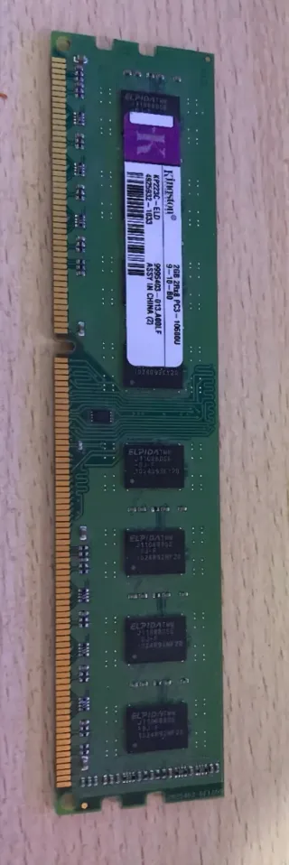 Módulo Memoria RAM Kingston DDR3 2GB