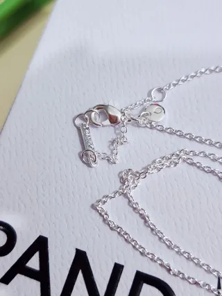 Conjunto Pandora Corazón Rosa Plata