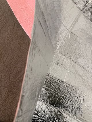 Láminas efecto ladrillo rosa