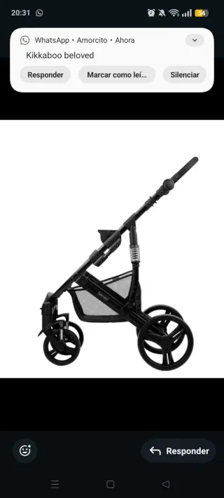 Carro de bebé 2 piezas