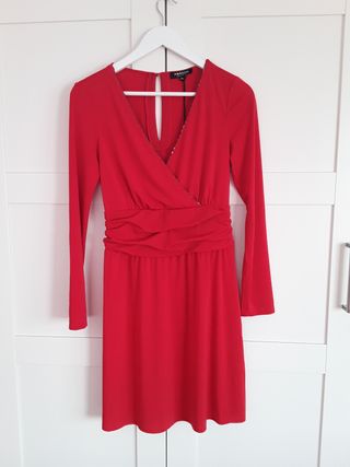 Vestido de manga larga. Morgan Talla XS.