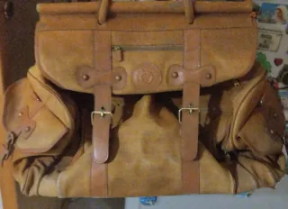 Borsone da viaggio in pelle