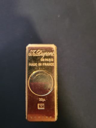 Encendedor Dupont Bañado en Oro