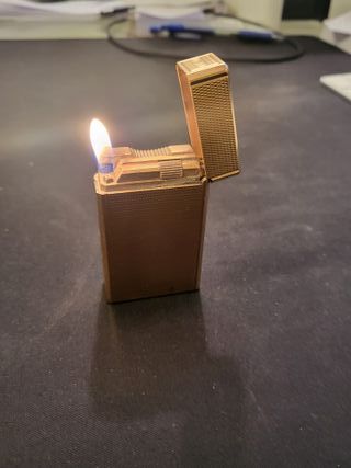 Encendedor Dupont Bañado en Oro