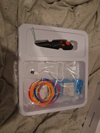 Bolígrafo 3D con filamentos y USB