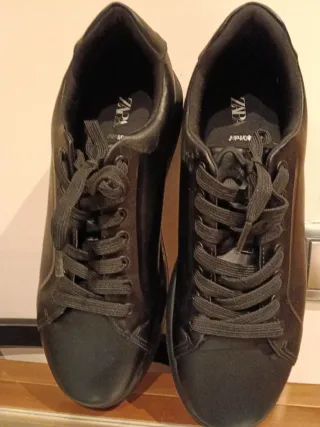 Zapatos T45 Hombre Negros Nuevos