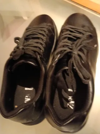 Zapatos T45 Hombre Negros Nuevos