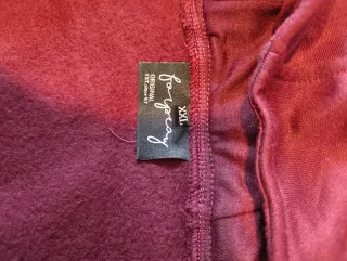 Sudadera larga biker roja