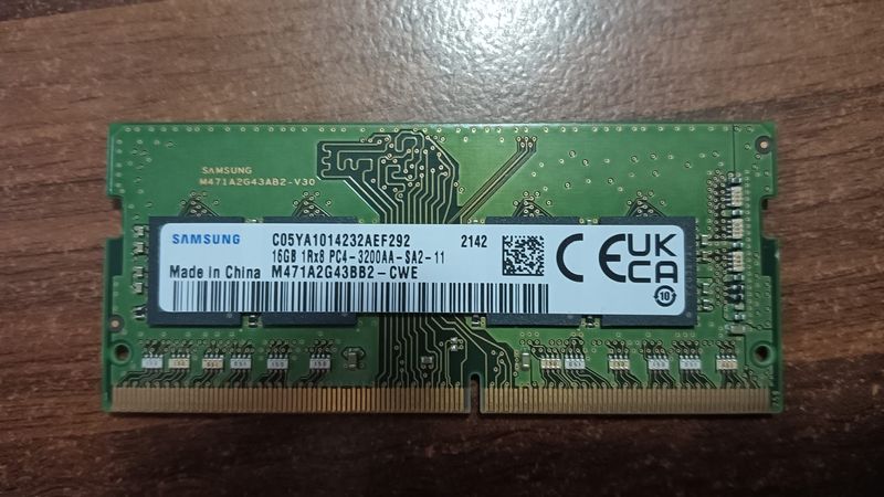 Memoria RAM Samsung DDR4 16GB PC4-3200AA