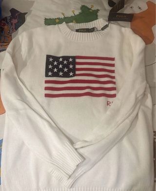 Jersey Ralph Lauren USA Blanco Talla M