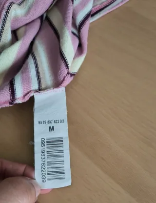 Jersey manga corta de rayas Talla M marca Zara