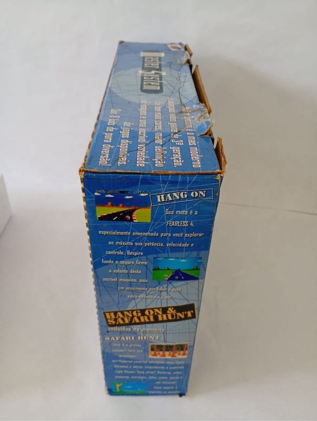 MASTER SYSTEM LIGHT PHASER AZUL TECTOY RARÍSIMO